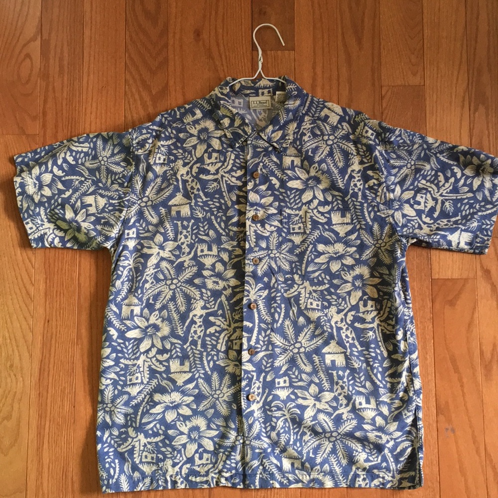 L.L. Bean Hawaiian Shirt
